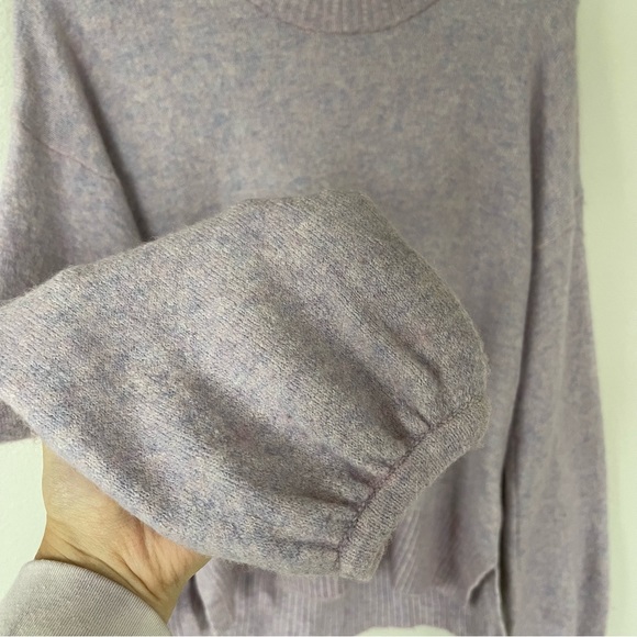 Madewell Alpaca Wool Payton Sweater (Lilac Heather) - Picture 4 of 11